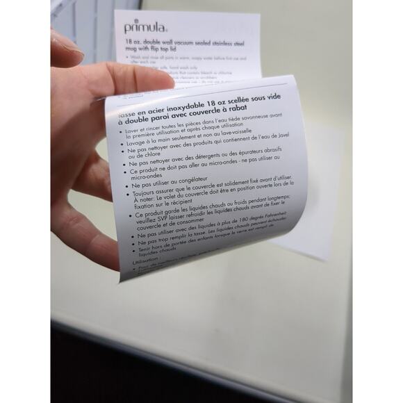 PRIMULA 18oz Double Wall Stainless Steel Green Travel Coffee Mug Tumbler Cup New - Picture 8 of 10